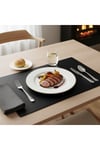 4+1 Adet Deri Amerikan Servis+Runner Set (4 Amerikan Servis -1 Runner )