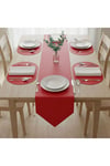 4+1 Adet Deri Amerikan Servis+Runner Set (4 Amerikan Servis -1 Runner )