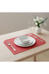 4+1 Adet Deri Amerikan Servis+Runner Set (4 Amerikan Servis -1 Runner )