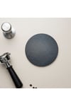Keçe Bardak Altlığı 4lü Set Yuvarlak Siyah 8 cm Çap