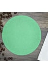 Keçe Bardak Altlığı 4lü Set Yuvarlak Yeşil 8 cm Çap