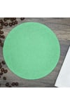 Keçe Bardak Altlığı 4lü Set Yuvarlak Yeşil 15 cm Çap