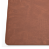 Premium Çift Yüz Kenar Dikişli Deri Amerikan Servis – Kahverengi 33×44 cm Dikdörtgen
