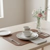 Simetrik Desenler No:117 Kahverengi – Premium Deri Amerikan Servis (Toptan)
