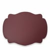 Simetrik Desenler No:120 Bordo Deri Amerikan Servis