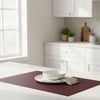 Toptan Gri Bordo Amerikan Servis 33x44 cm – Dikdörtgen