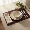 Toptan Gri Bordo Amerikan Servis 33x44 cm – Dikdörtgen