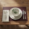 Toptan Gri Bordo Amerikan Servis 33x44 cm – Dikdörtgen