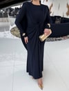 Asena Elbise Lacivert