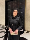 Ülkü Elbise Saks Siyah