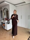 Yonca Pantolon Takım Acı Kahve