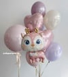  NEŞELİ PEMBE GEYİK FOLYO BALON KONSEPT