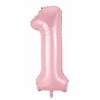 1 Pembe Rakam Folyo Balon