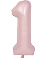 1 Pembe Saten Folyo Balon