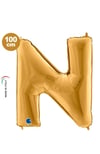 100 cm Bakır N Harf Folyo Balon