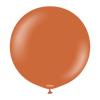 18 İnç Retro Yanık Turuncu Balon