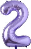 2 Mor Rakam Folyo Balon