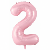 2 Pembe Rakam Folyo Balon