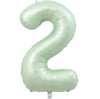 2 Yeşil Rakam Folyo Balon