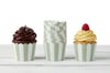 25'li Soft Yeşil Cupcake Kek Kalıbı
