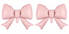 2'li Mini Pembe Fiyonk Folyo Balon