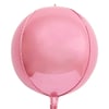 4d Pembe Küre Folyo Balon