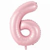 6 Pembe Rakam Folyo Balon