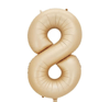 8 Bej Rakam Folyo Balon