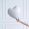 Beyaz Kalp Folyo Balon