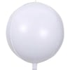 Beyaz Küre Folyo Balon 55 cm