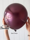 Bordo Krom Balon (5 Adet)