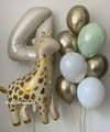 GOLD GİRAFFE FOLYO BALON KONSEPT