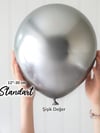 Gümüş Krom Balon (5 Adet)