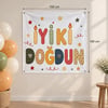 İyi Ki Doğdun Yazılı Renkli Banner