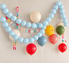 Kalisan Makaron Mavi K Link Balon (5 Adet)