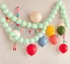 Kalisan Makaron Yeşil K Link Balon (5 Adet)