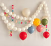 Kalisan Retro White K Link Balon (5 Adet)