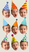 Kişiye Özel Balon Üzeri Sticker (8 Adet)