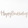 Kraft İthalik Kaligrafi Happy Birthday Yazı