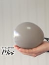 Küçük Pastel Gri Balon (10 Adet)