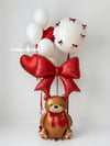 Love Teddy Folyo Balon Konsept