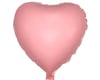Makaron Pembe Kalp Folyo Balon