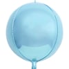 Mavi Metalik Küre Folyo Balon