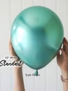 Mirror Krom Balon Yeşil (5 Adet)