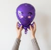 Mor Ahtapot Folyo Balon