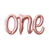 One Yazılı Rose Gold Folyo Balon