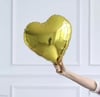 Parlak Gold Kalp Folyo Balon