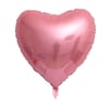 PARLAK PEMBE KALP FOLYO BALON