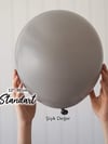 Pastel Gri Balon (10 Adet)