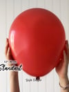 Pastel Koyu Kırmızı Balon (10 Adet)